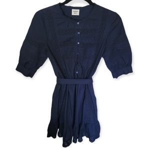 Aritzia Sunday Best Midi Dress Blue Size XS